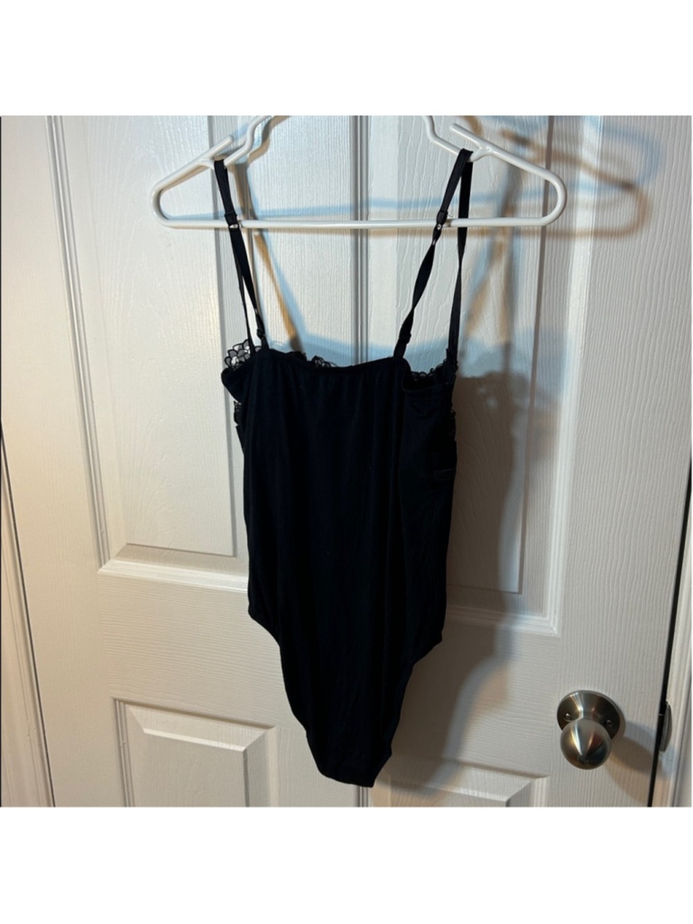 La Perla Black Lace Embroidered Mesh Bodysuit US 32 Modal Blend Designer Luxury - Picture 8 of 8